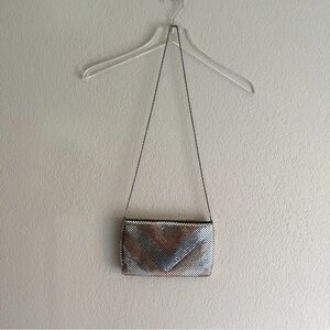 VINTAGE Crossbody Bag Gold and Silver sequin